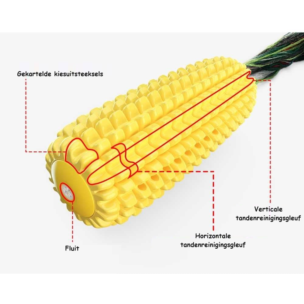Maiswonder | Jouet à mâcher en forme de maïs pour chiens