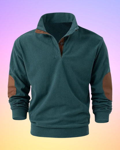 Schorsch - Solid Half-Open Long Sleeve Shirt