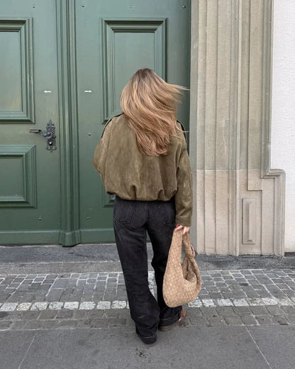 Alena - Veste Bomber en Suède