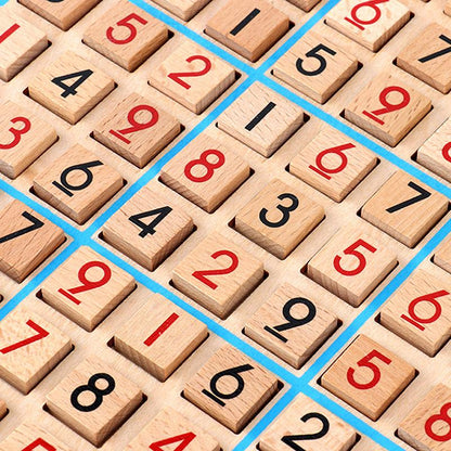 Sodera - Holz Sudoku Puzzle Bildung und nachhaltig für alle Altersgruppen