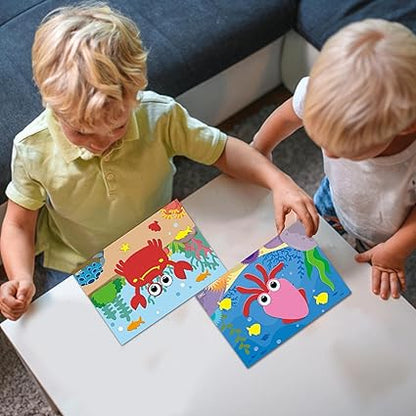 3D Sticker Puzzels (12 Bladen) | Duik in Creativiteit!