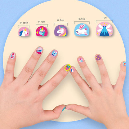 NagelArties™ - 520 morceaux d'adorables autocollants pour ongles pour enfants