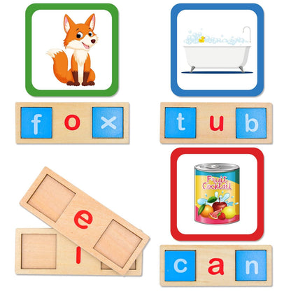 Montessori Stavnings Flashcards Sæt