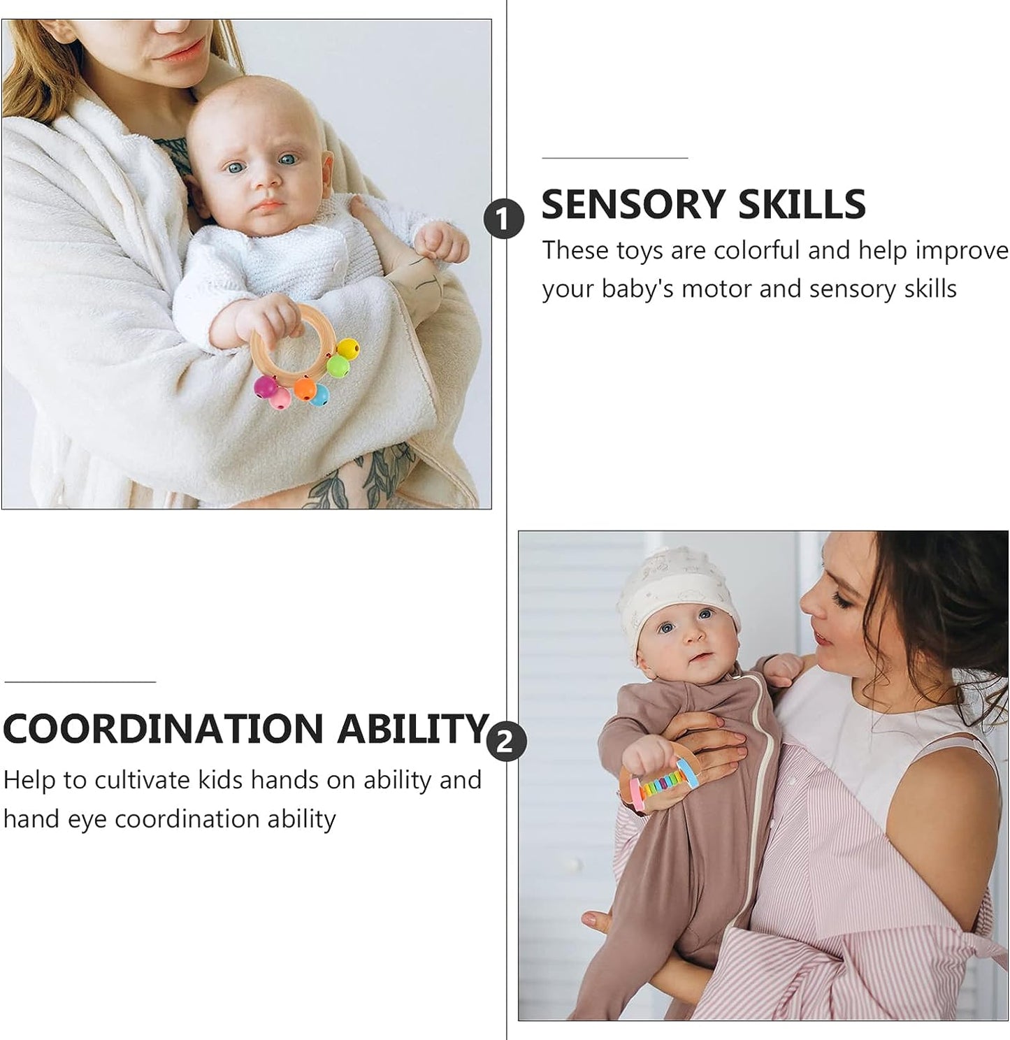 Montessori Trærasler (4 Pakke)