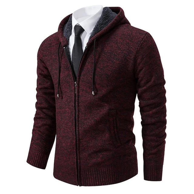 Thorsten – Einfache Strickjacke aus New Jersey