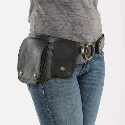 Borsa da cintura in pelle