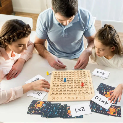 Mathsguru - Montessori Holzmultiplikationsbrettspiel