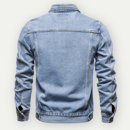 Valdemar™ - Klassisk Denim Truckerjakke til Mænd