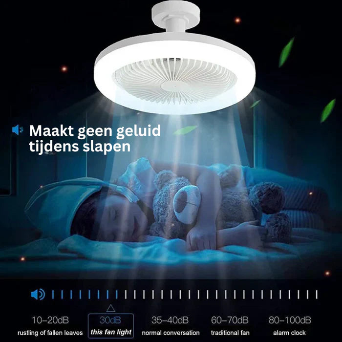 Plafondventilator met Licht - CoolLight