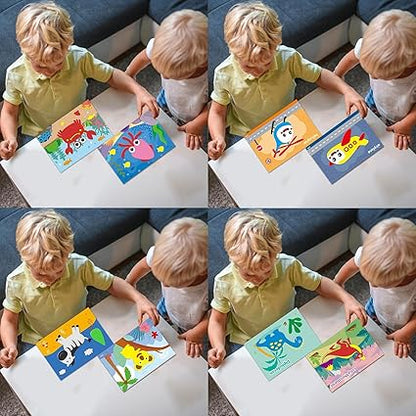 3D Sticker Puzzels (12 Bladen) | Duik in Creativiteit!