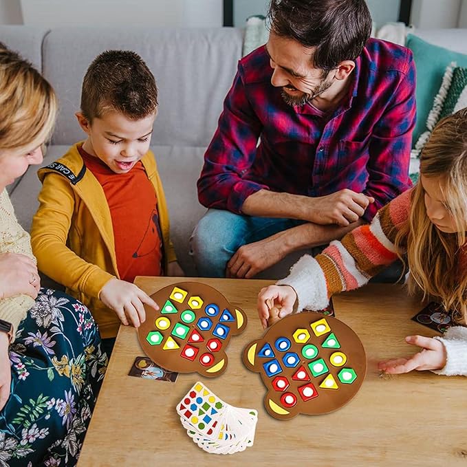 Farbpuzzle formen - stimuliert die Erkennung und Fähigkeiten