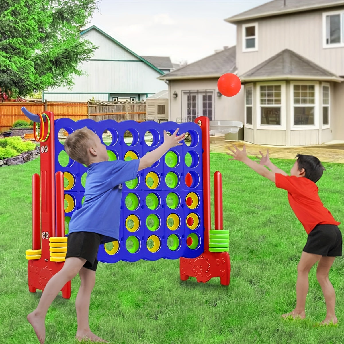 Jouez à un jeu 3-en-1 Giant Pleasagexl pour les enfants 3-6 ans