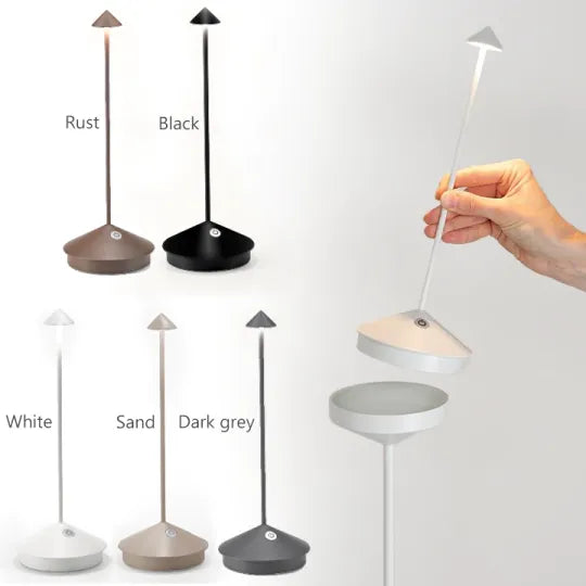 PureGlow | Minimalistische Dimbare LED Tafellamp - Waterdicht en Snoerloos