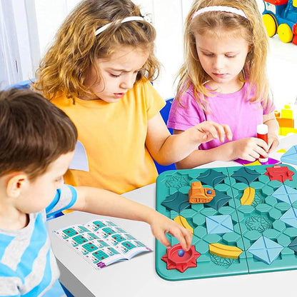 Toy Buddy - logisches Road Builder -Brettspiel für Kinder