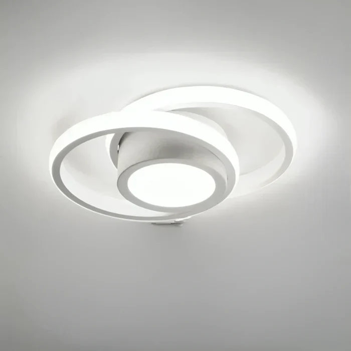 Moderne LED Plafondlamp met Dubbel Ringontwerp -  Twilight Rings