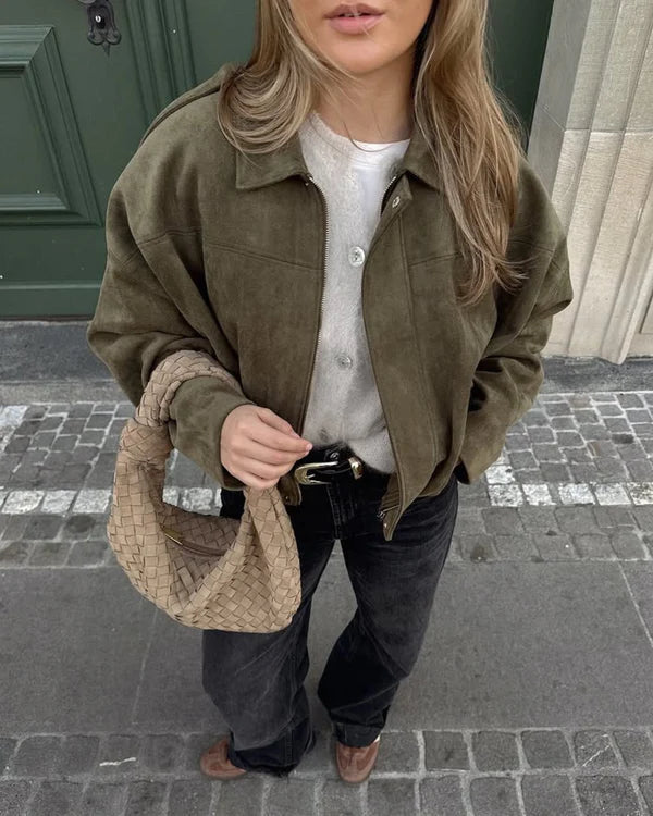Alena - Veste Bomber en Suède
