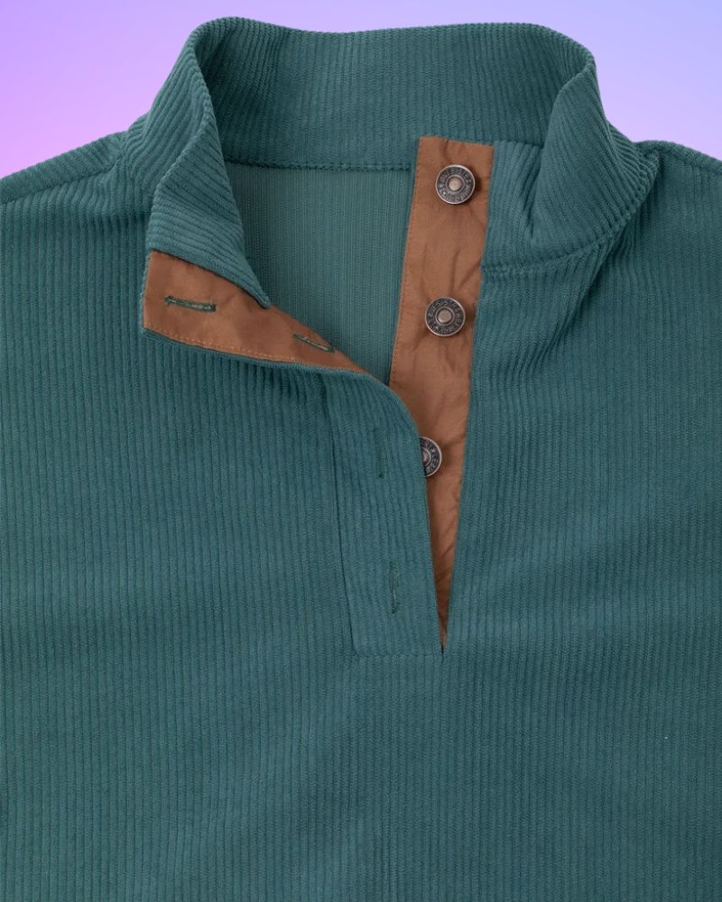 Schorsch - Solid Half-Open Long Sleeve Shirt