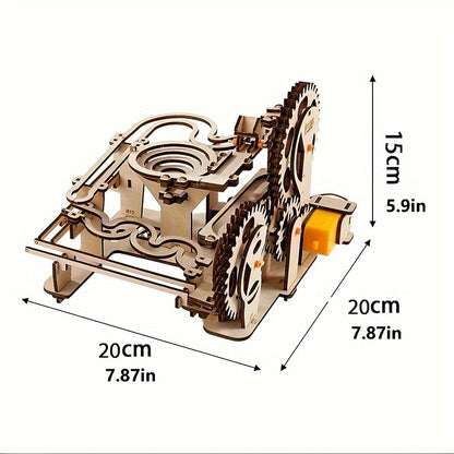 WoodenCraft - Houten 3D Puzzel Baan DIY Educatief Speelgoed