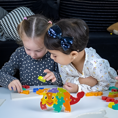 Montessori Træ Dino 3D Puslespil
