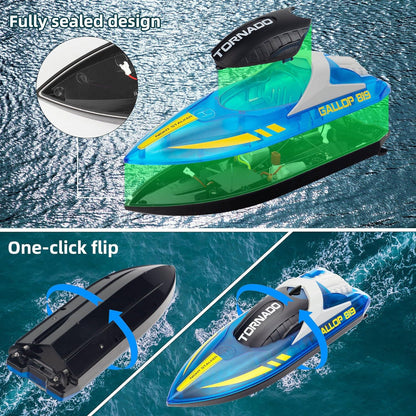 Ranvliegen ™ - RC High-Speed ​​Boat avec éclairage LED