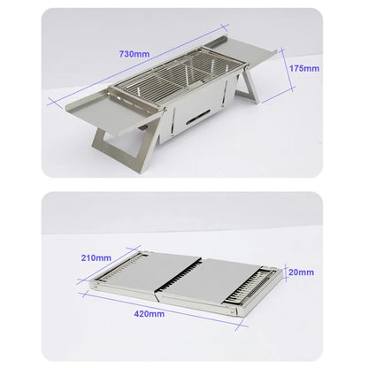 1 + 1 GRATIS - Draagbare Camping BBQ Grill