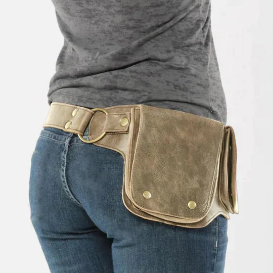 Borsa da cintura in pelle