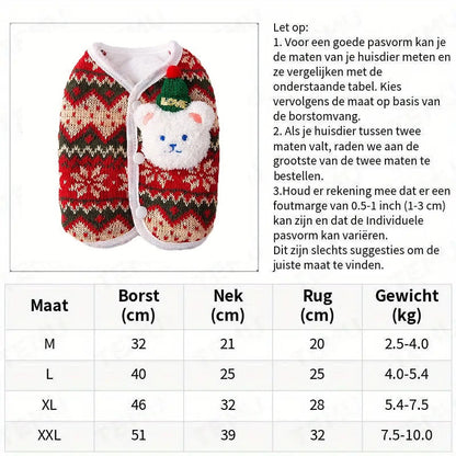 CozyTail | Knusse en feestelijke katten kersttrui