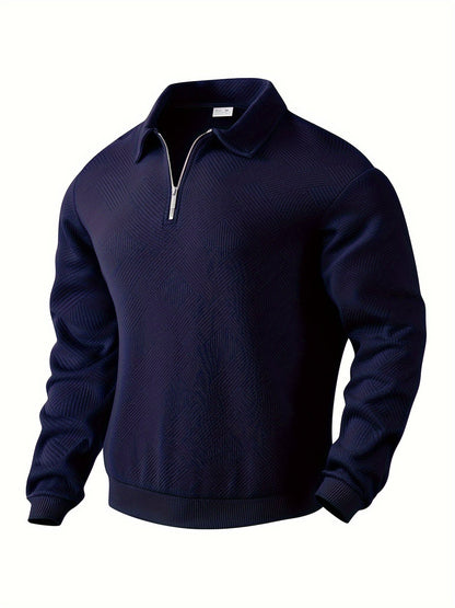 Baldrick – Geometric Design Vintage Zip-Up Sweater