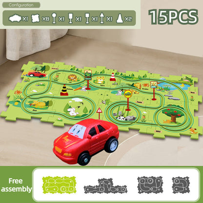 PuzzelRacer - Auto Spelset voor Kinderen