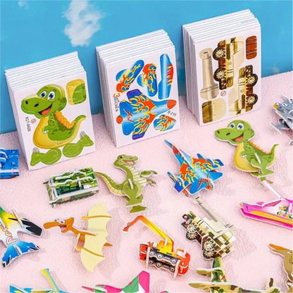 Educatieve 3D Cartoon Puzzel