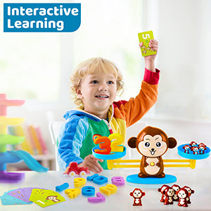 Monkey Balance Maths Game - Fun Learning Tool for Counting