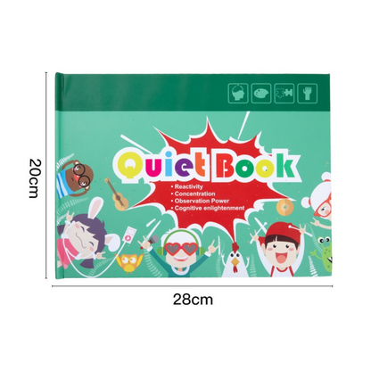 Quiet Book™ - Develop fine motor skills - Learning book