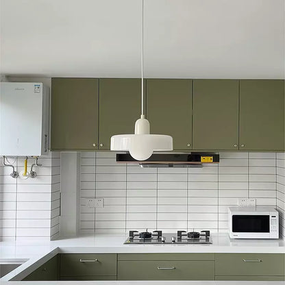 Bauhaus Pendant Light Made of Coloured Glass