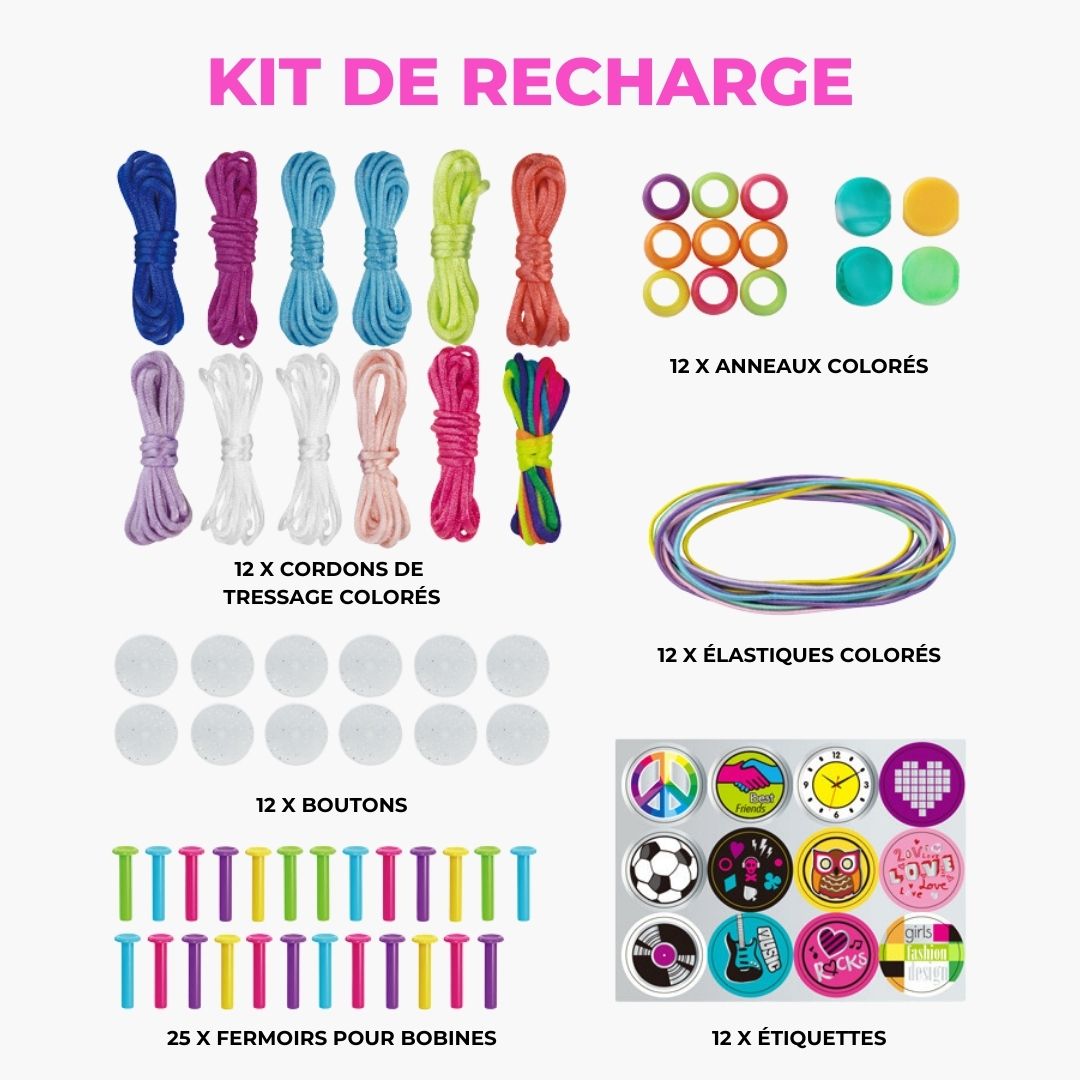 BraceletFun - Armband Vlechtkit voor Kinderen