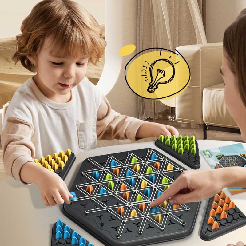 Triplay - jeu de chaîne de triangle éducative pour les enfants