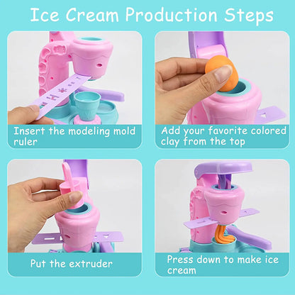 Ice Cream Clay Set™ - Cool creations - Ice cream machine