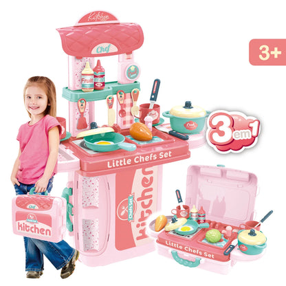 ChefAdventure ™ - Toy Kitchen i kuffert