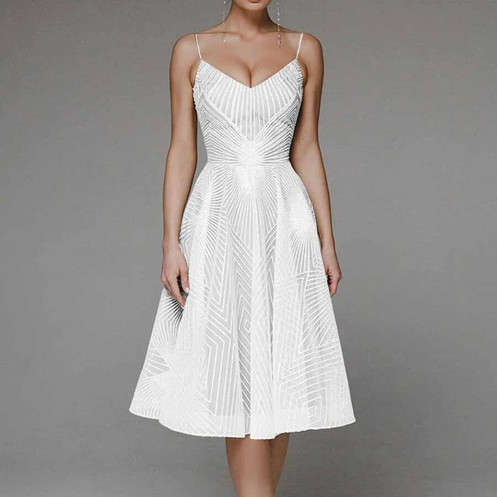 Elegance Dress with Open Back