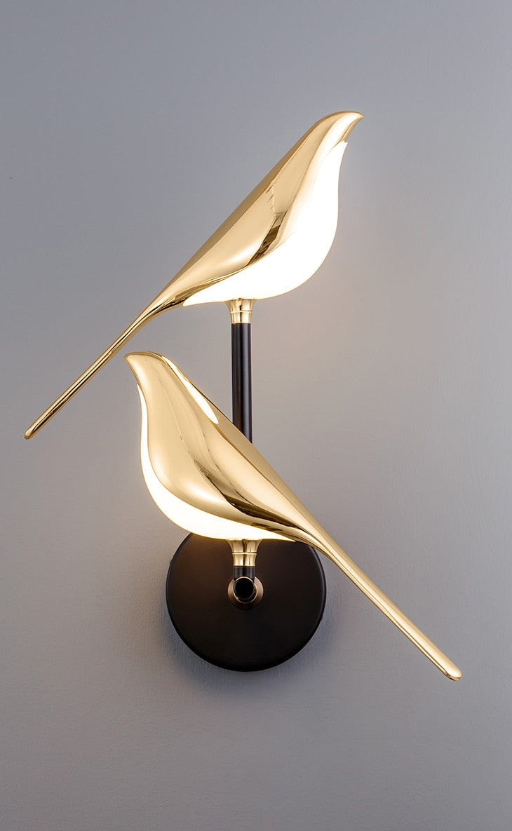 Moderne Vogels Wandlamp - AviaryGlow