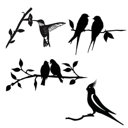 GardenFeel Tuindecoratie | Metalen Vogel Silhouet - Kunst In De Achtertuin