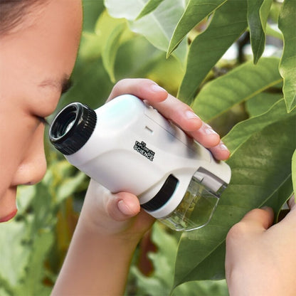 Microexplorer - microscope de poche des enfants avec un éclairage LED