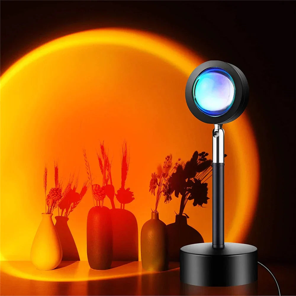 Sunset Lamp met 4 Kleuren - GlowSphere