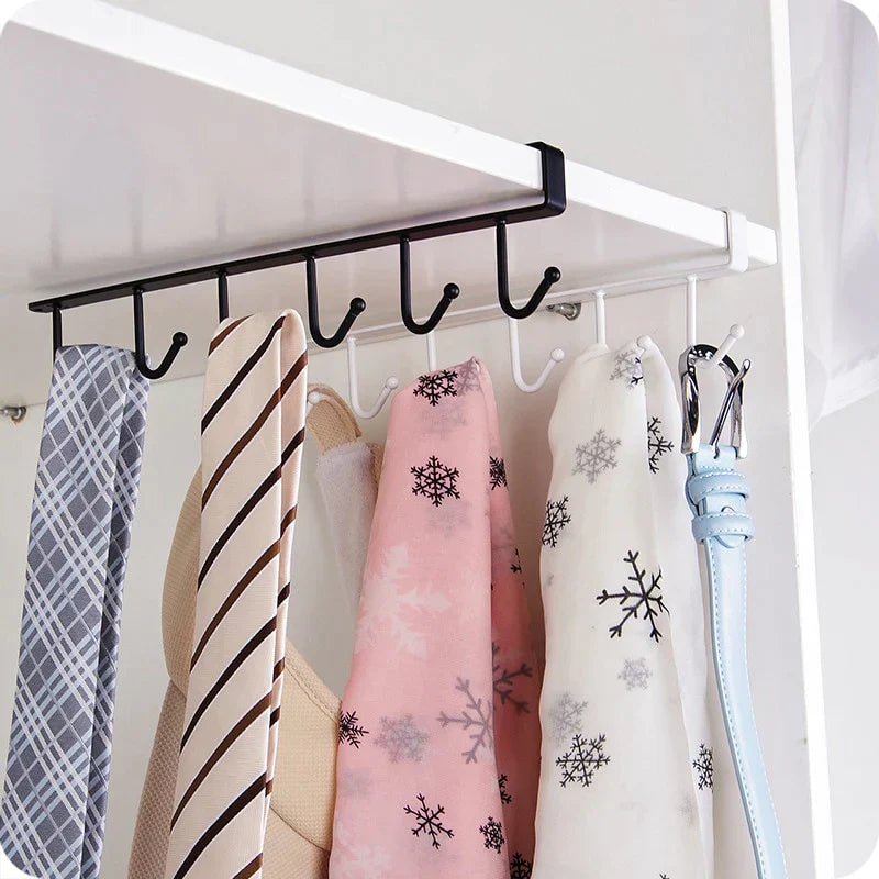 Metal Hook Storage Shelf Kitchen Organiser