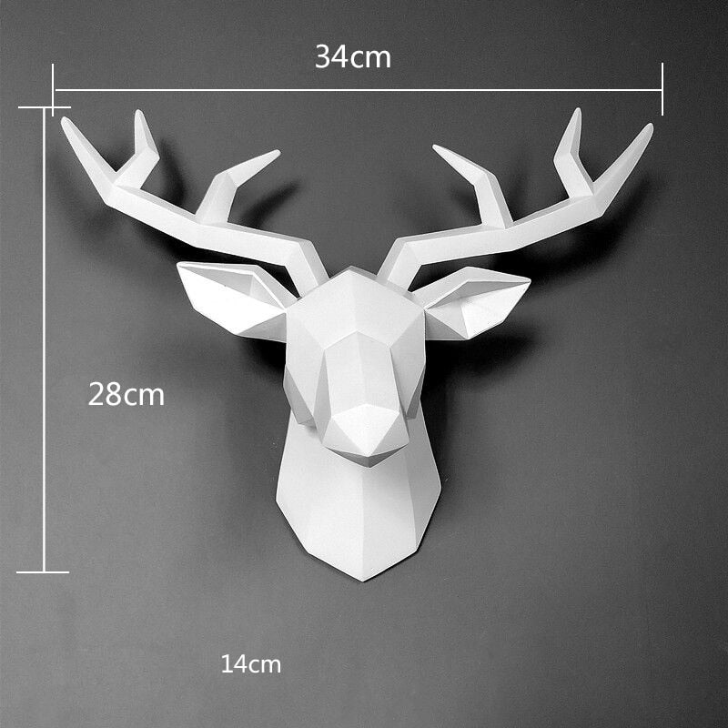 3D Reindeer | Moderne Kunst "Hert"