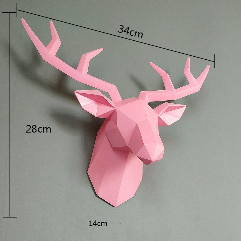 3D Reindeer | Moderne Kunst "Hert"