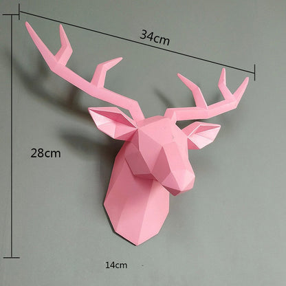 3D Reindeer | Moderne Kunst "Hert"