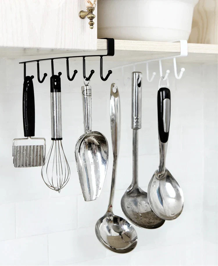 Metal Hook Storage Shelf Kitchen Organiser