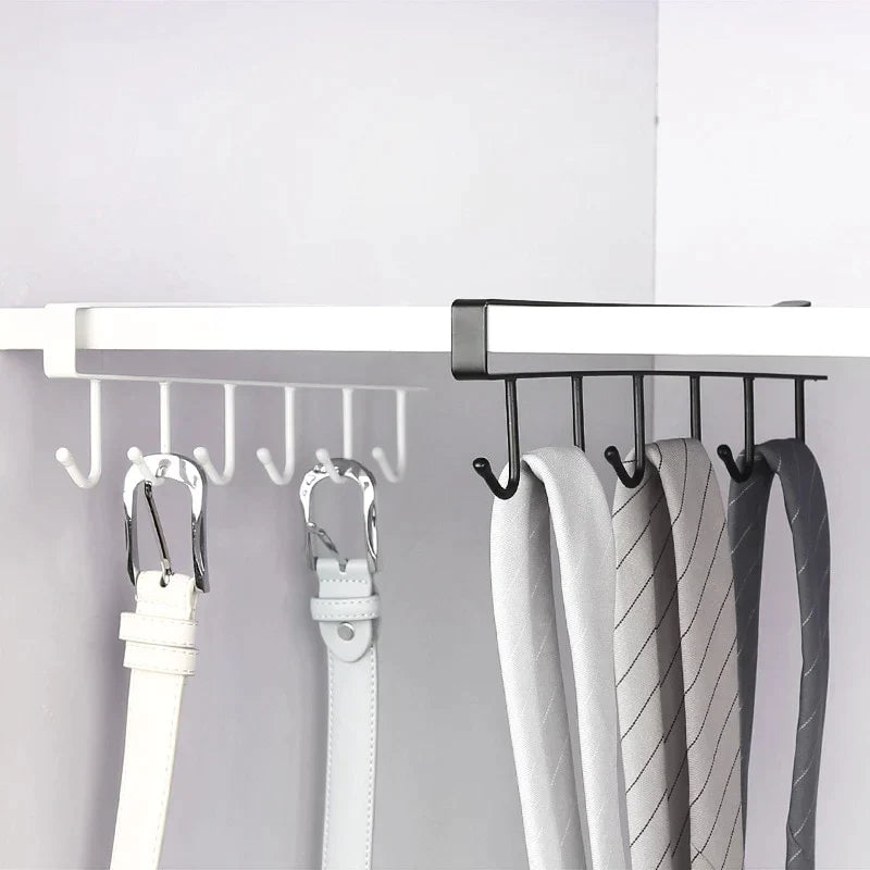 Metal Hook Storage Shelf Kitchen Organiser