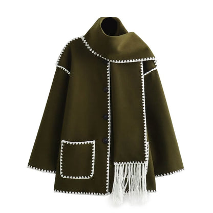 Susi – Comfortable Wool Cape Jacket