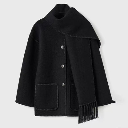 Susi – Comfortable Wool Cape Jacket